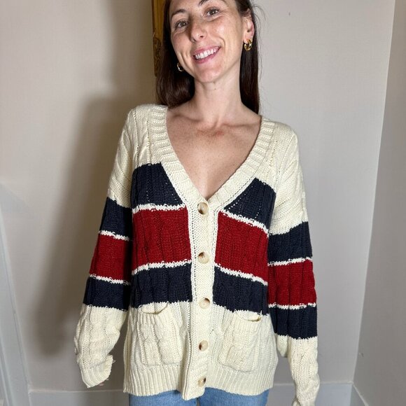 Edikted Tinsley Oversized Cable Knit Cardigan Size XS/S NWT! - Picture 4 of 8